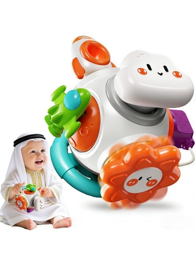 ألعاب مونتيسوري الحسية للأطفال الصغار من عمر 1 إلى 3 سنوات - أنشطة السفر - مكعب لوح النشاط - هدايا للأطفال من عمر 6 إلى 18 شهرًا - 1 إلى 2 سنة - ألعاب سفر تعليمية للأولاد والبنات - طائرة وسيارة - Image 1